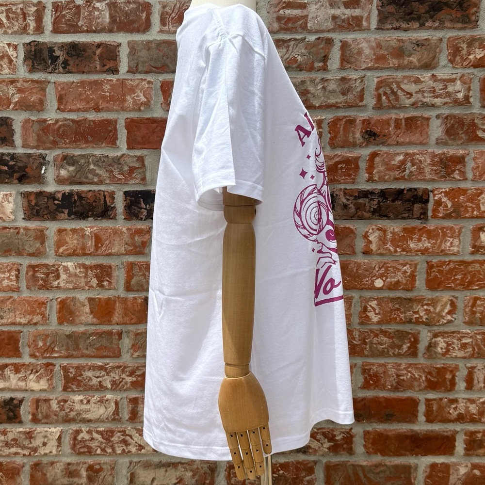 NWOT “All Sugar No Daddy” Retro Barbiecore White and Pink T Shirt /Avail in L - Picture 7 of 11
